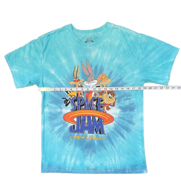 Tie Dye Space Jam New Legacy Tee Shirt (S) - Picture 4 of 7